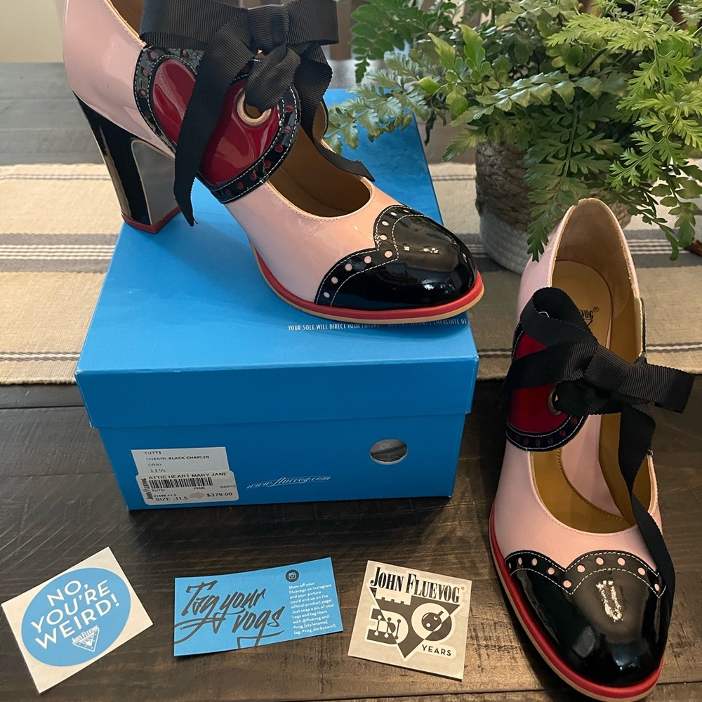 Fluevog - Attic Heart Mary Jane’s